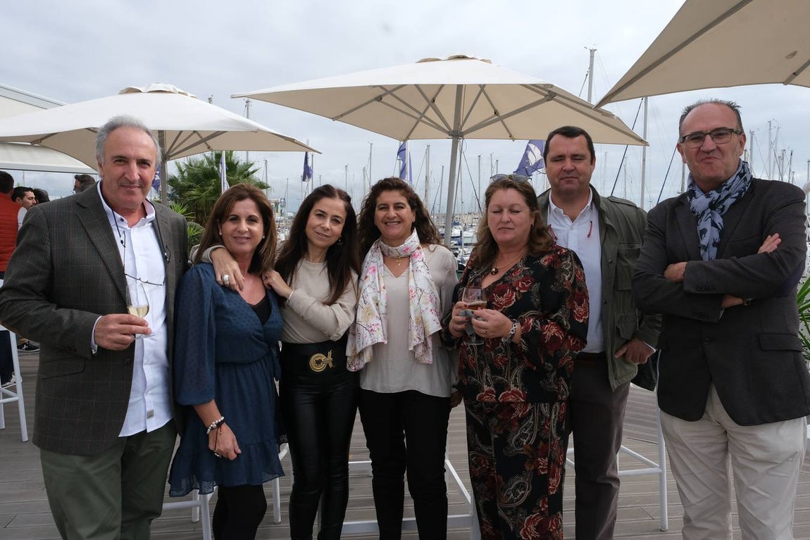 Jorge Puerto, Elisa Pereira, Paco Cuesta, Pilar Sánchez, Francisca Romero, Víctor Fernández e Ignacio González