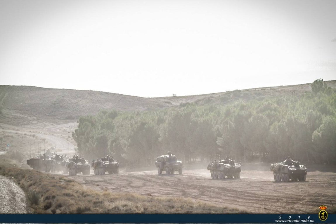 Infantes de Marina gaditanos se adiestran en el Mediterráneo y Balearex