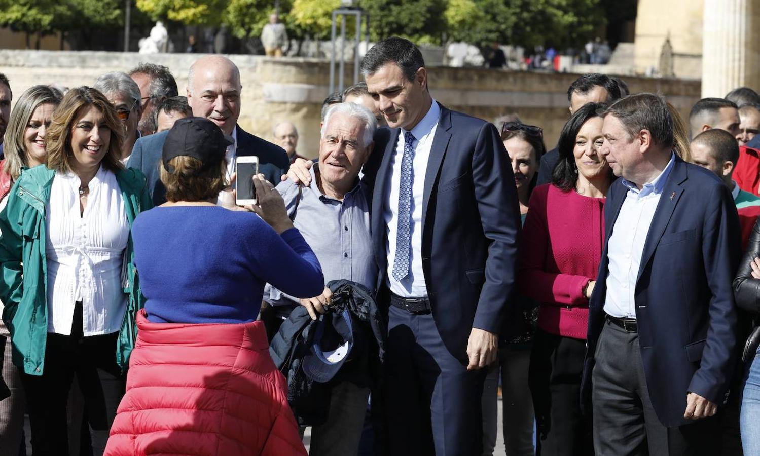 La visita de Pedro Sánchez a Córdoba, en imágenes