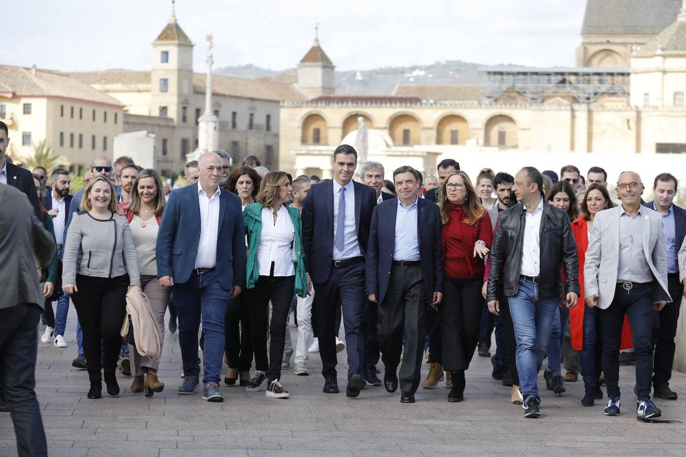 La visita de Pedro Sánchez a Córdoba, en imágenes