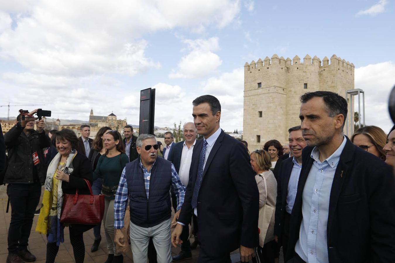 La visita de Pedro Sánchez a Córdoba, en imágenes