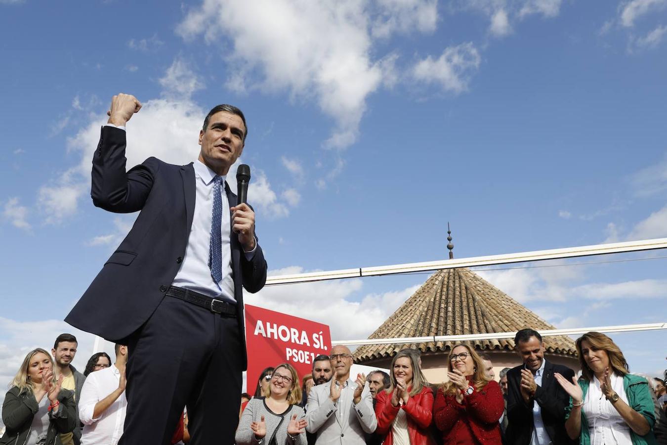 La visita de Pedro Sánchez a Córdoba, en imágenes