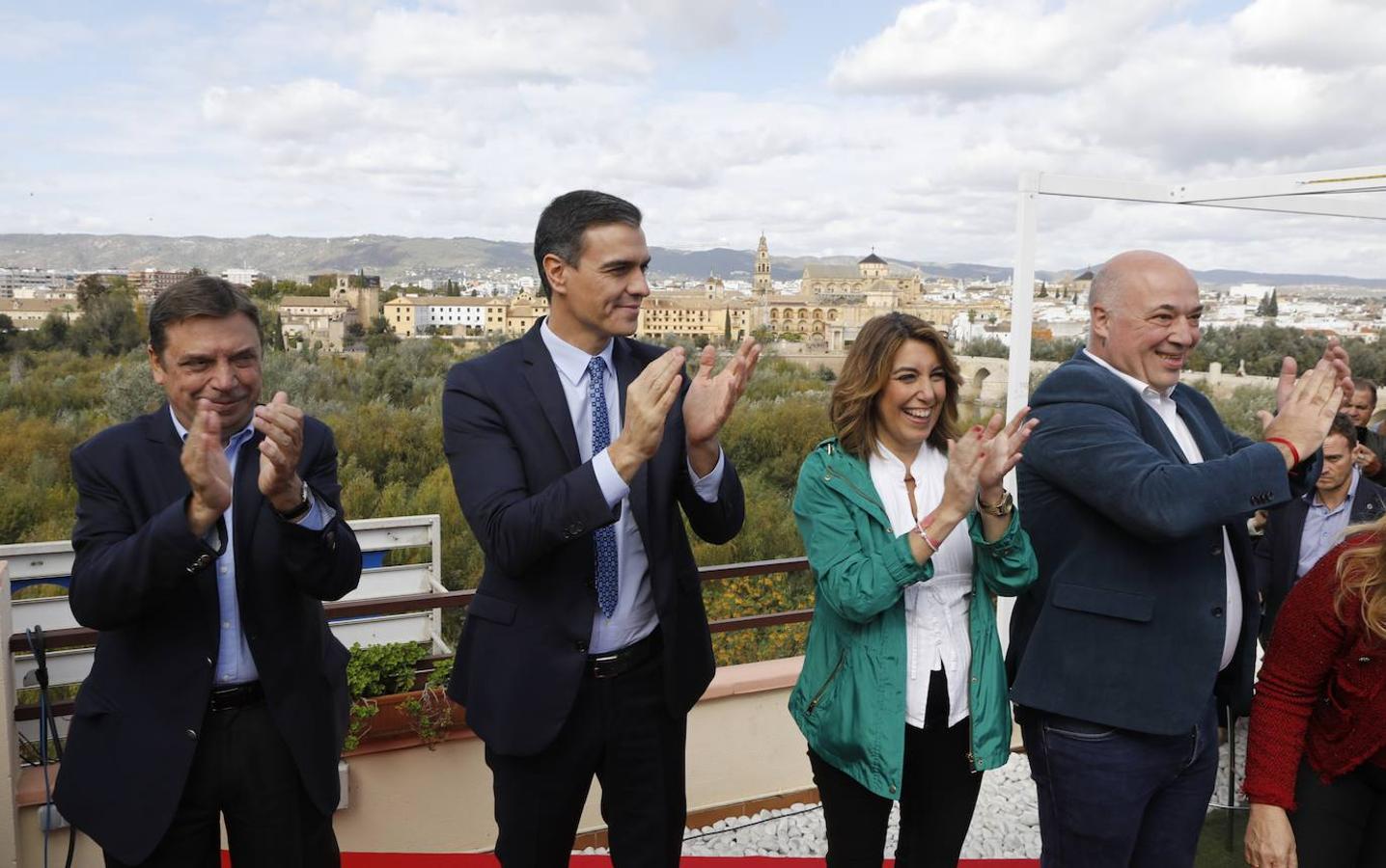 La visita de Pedro Sánchez a Córdoba, en imágenes