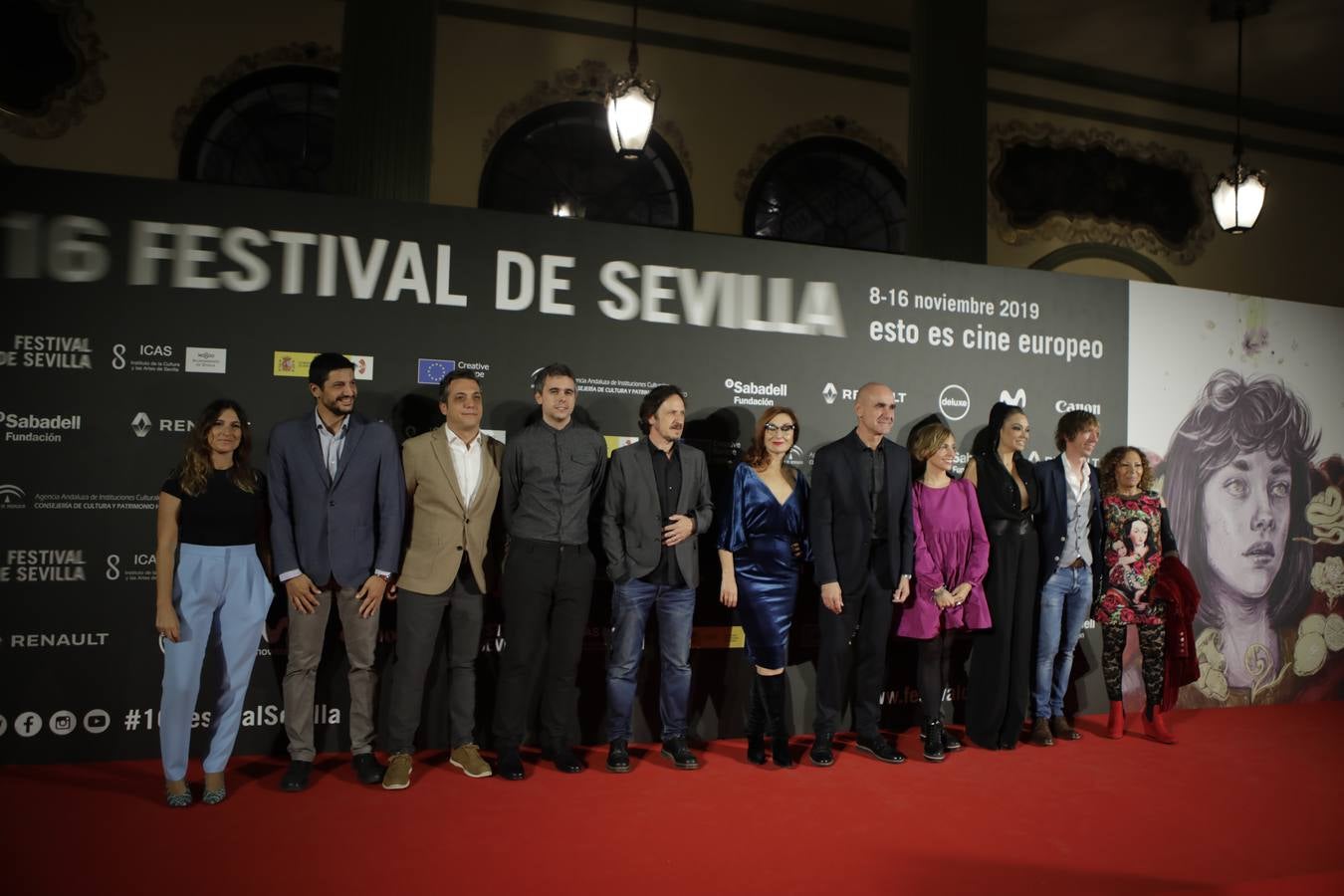 En imágenes, la alfombra roja del Festival de Cine Europeo de Sevilla