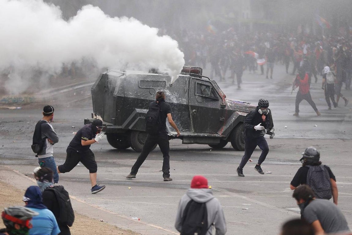 Las imágenes más impactantes de las protestas en Chile. 