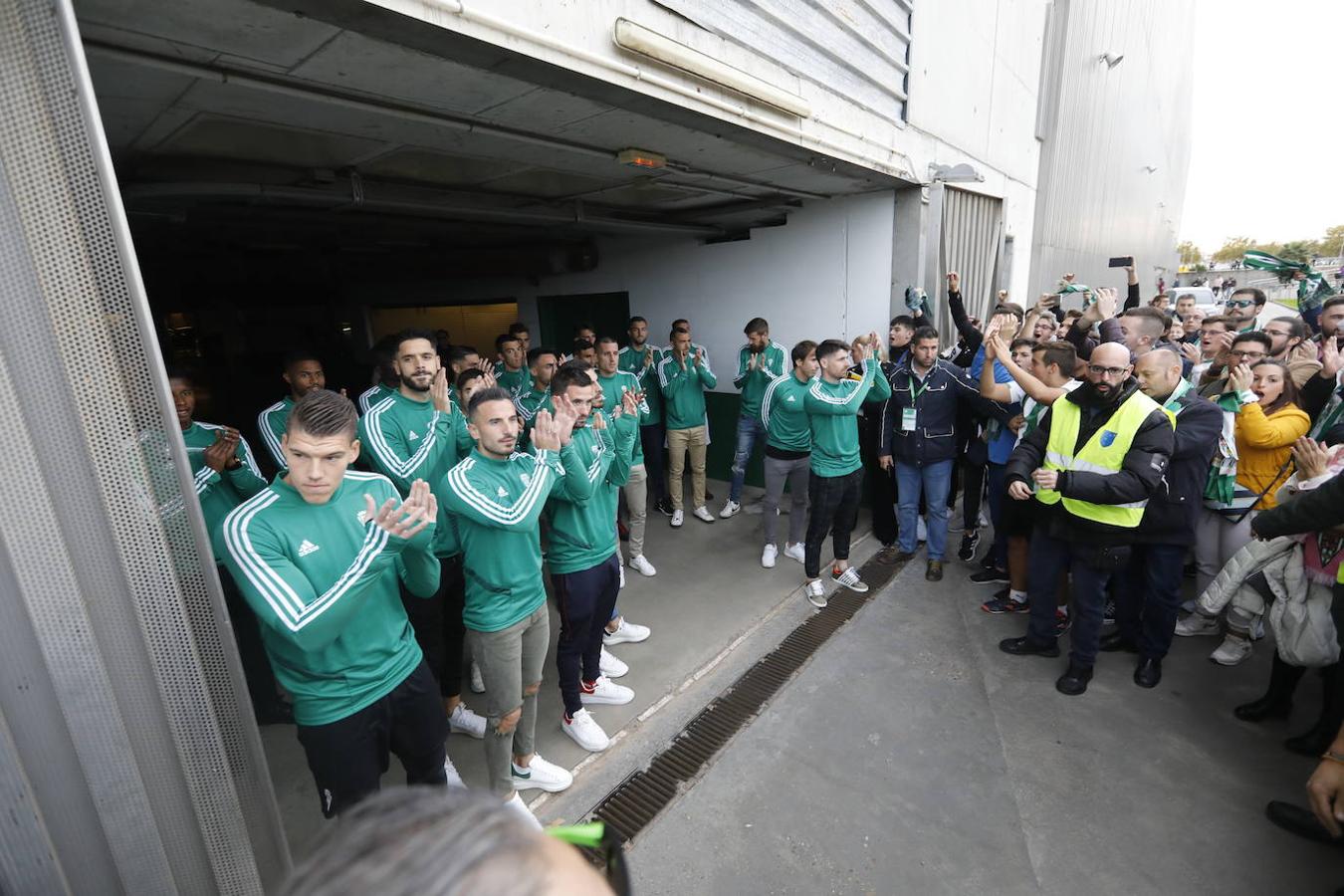 Las concentraciones en el partido del Córdoba CF, en imágenes