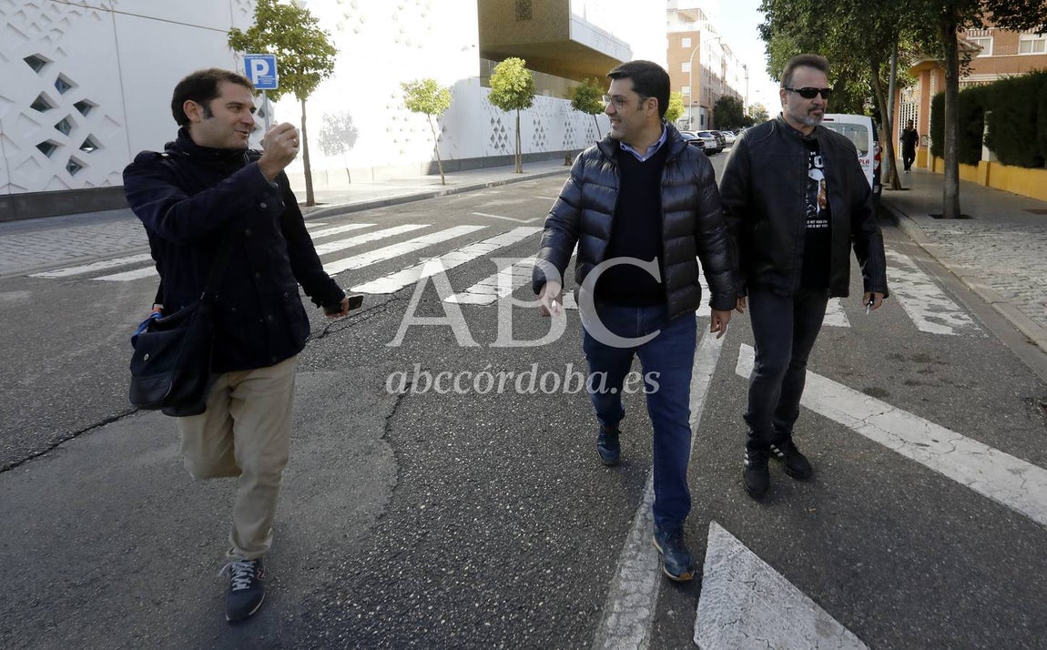 La visita de León a la Ciudad de la Justicia tras su puesta en libertad, en imágenes