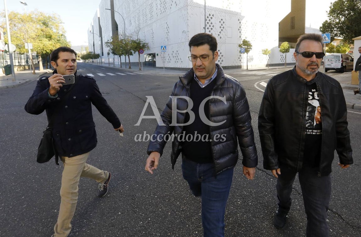 La visita de León a la Ciudad de la Justicia tras su puesta en libertad, en imágenes