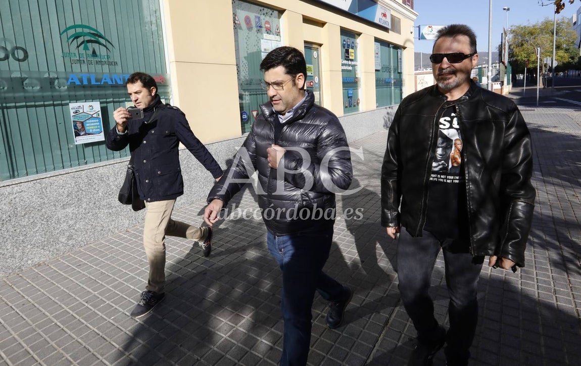 La visita de León a la Ciudad de la Justicia tras su puesta en libertad, en imágenes