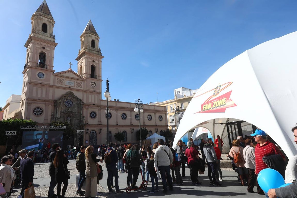 La fanzone de la selección desembarca en la Plaza de San Antonio