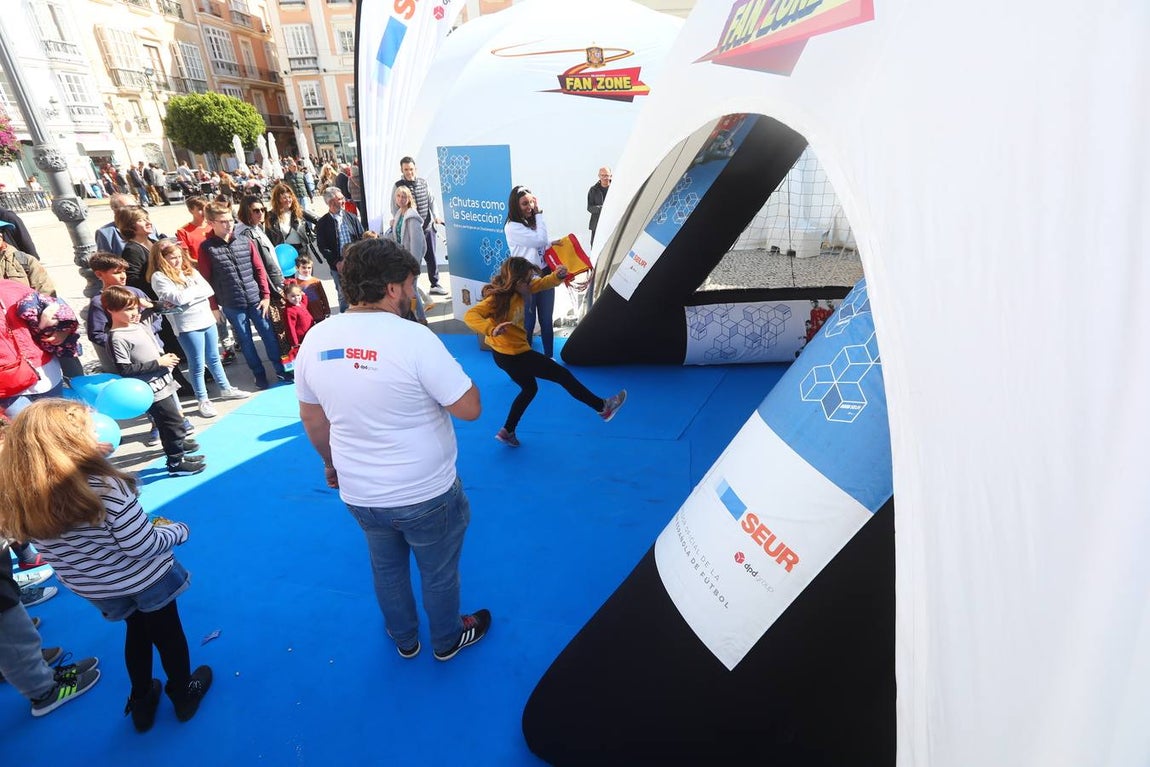 La fanzone de la selección desembarca en la Plaza de San Antonio
