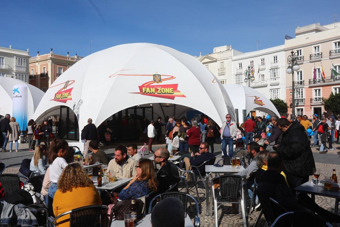 La fanzone de la selección desembarca en la Plaza de San Antonio
