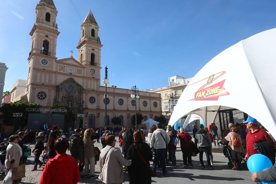 La fanzone de la selección desembarca en la Plaza de San Antonio