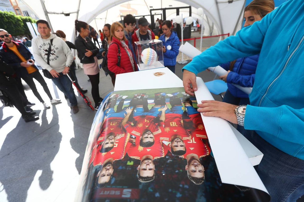 La fanzone de la selección desembarca en la Plaza de San Antonio