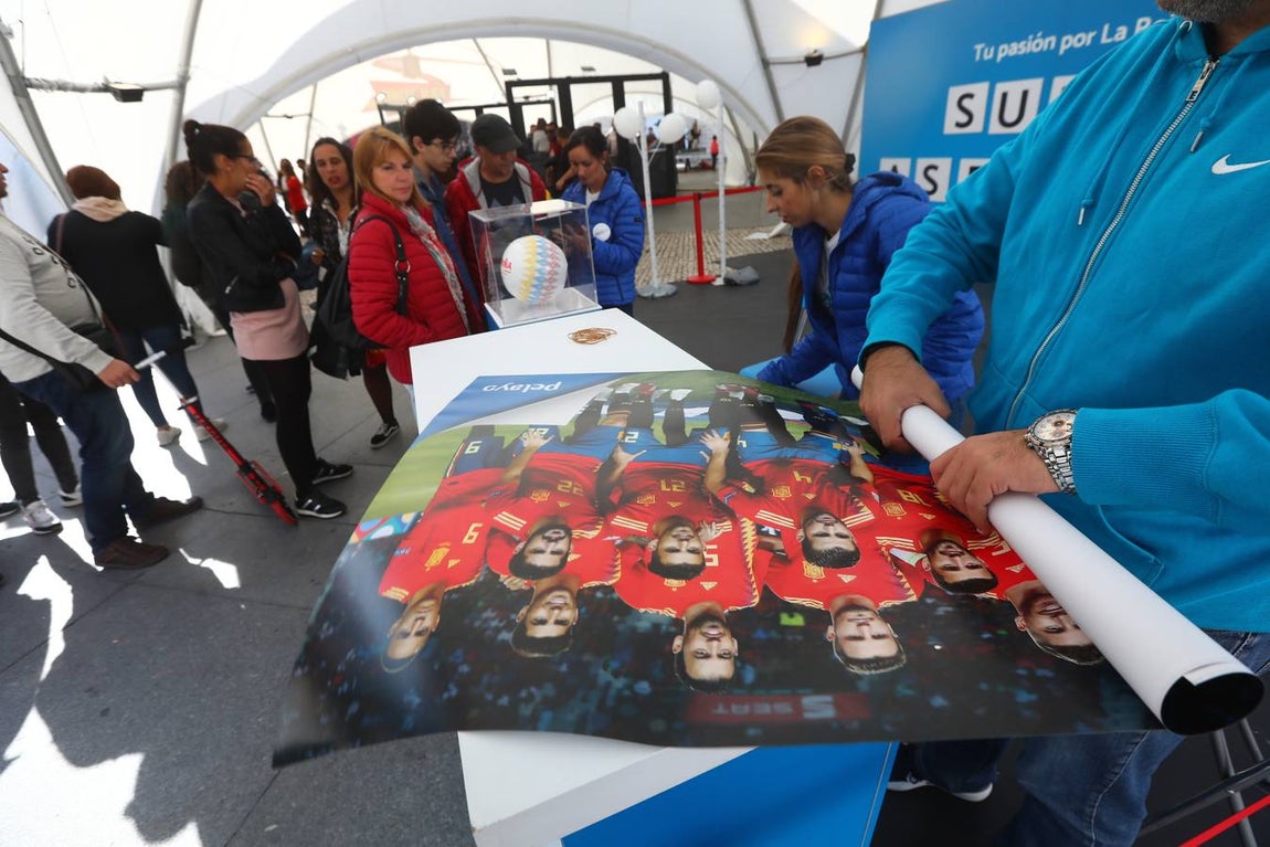 La fanzone de la selección desembarca en la Plaza de San Antonio