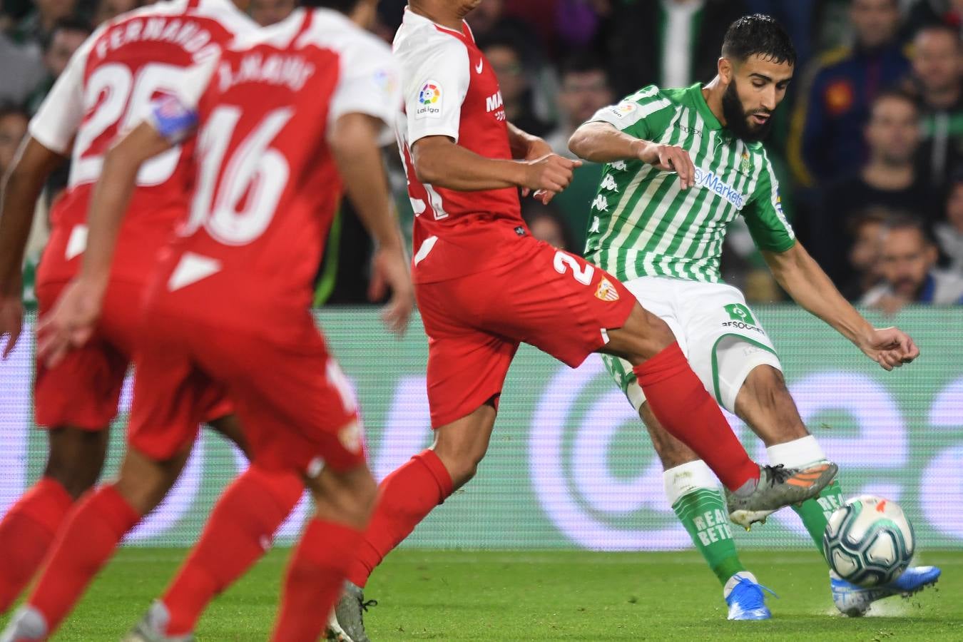 En imágenes, la victoria del Sevilla FC en el Benito Villamarín