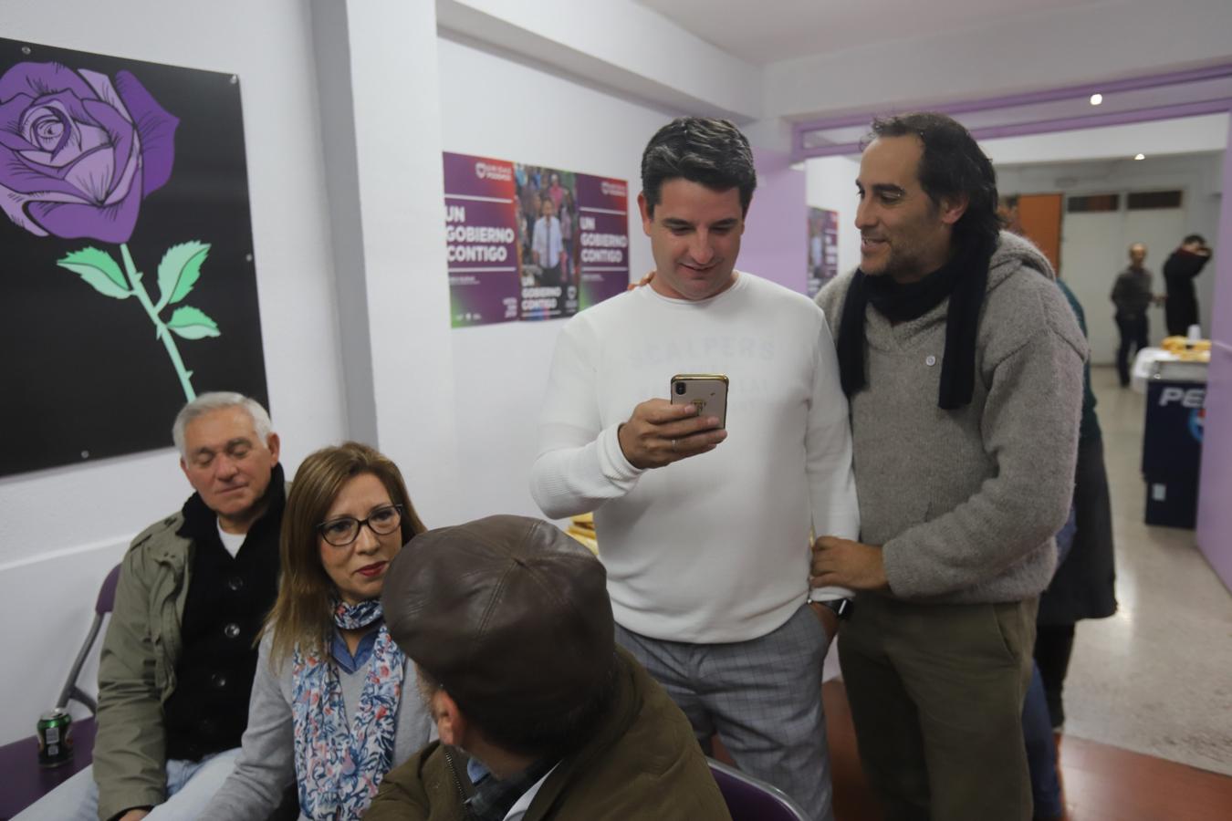 En imágenes, así vivió Unidas Podemos la noche de las elecciones en Córdoba