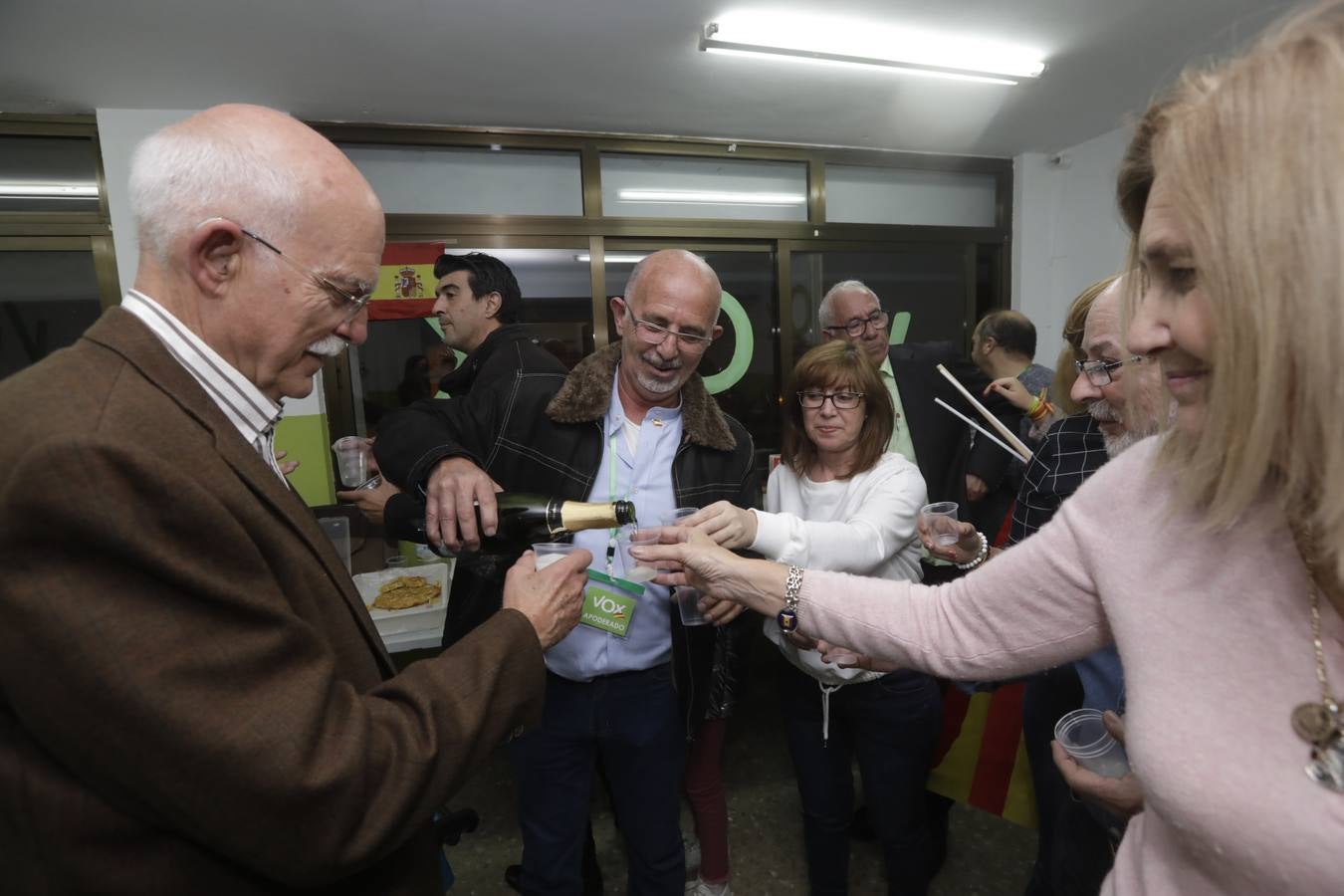 La fiesta de Vox en Cádiz, en imágenes