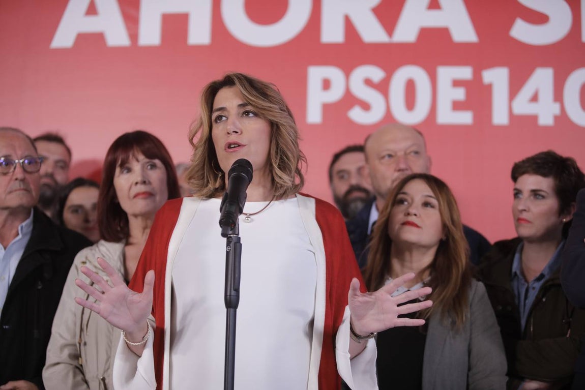 Susana Díaz agradece a los andaluces su «confianza en el PSOE»