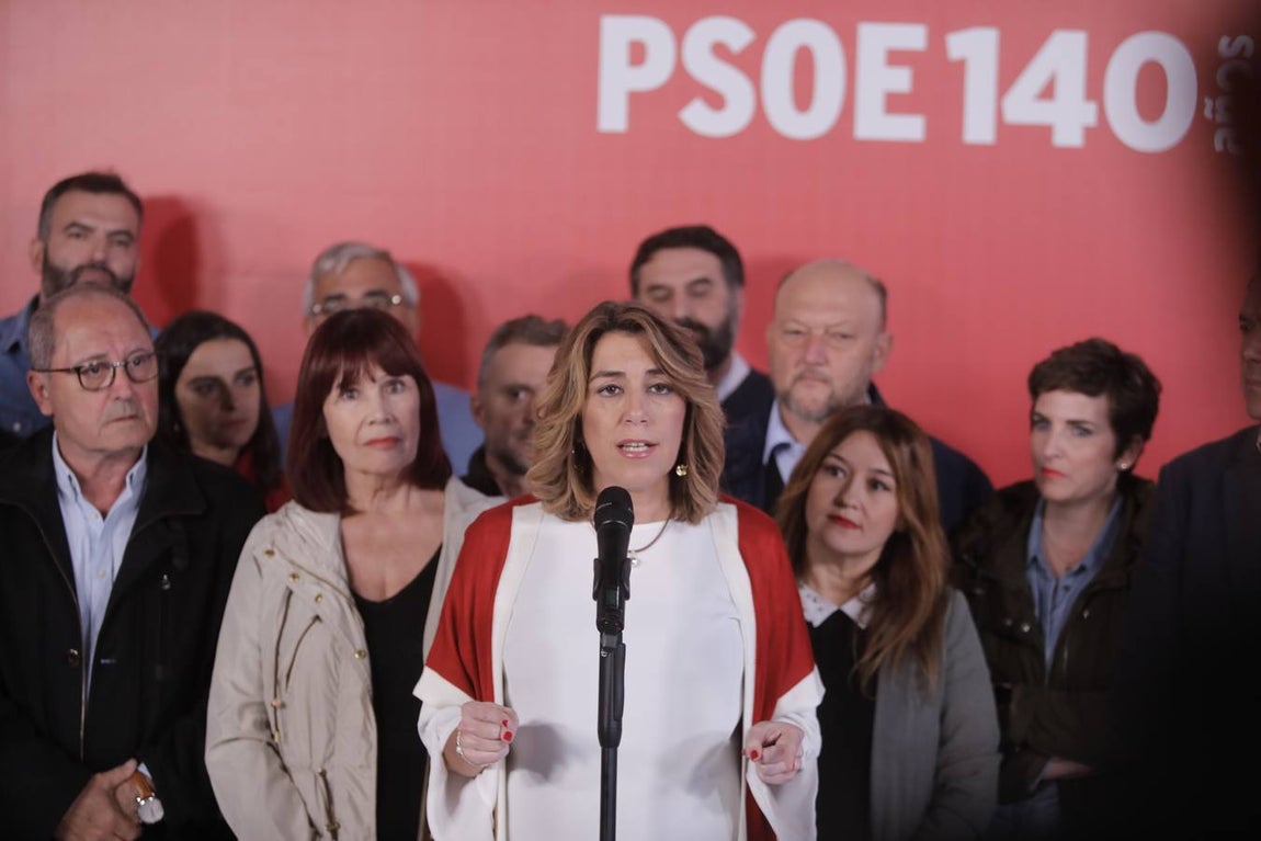 Susana Díaz agradece a los andaluces su «confianza en el PSOE»