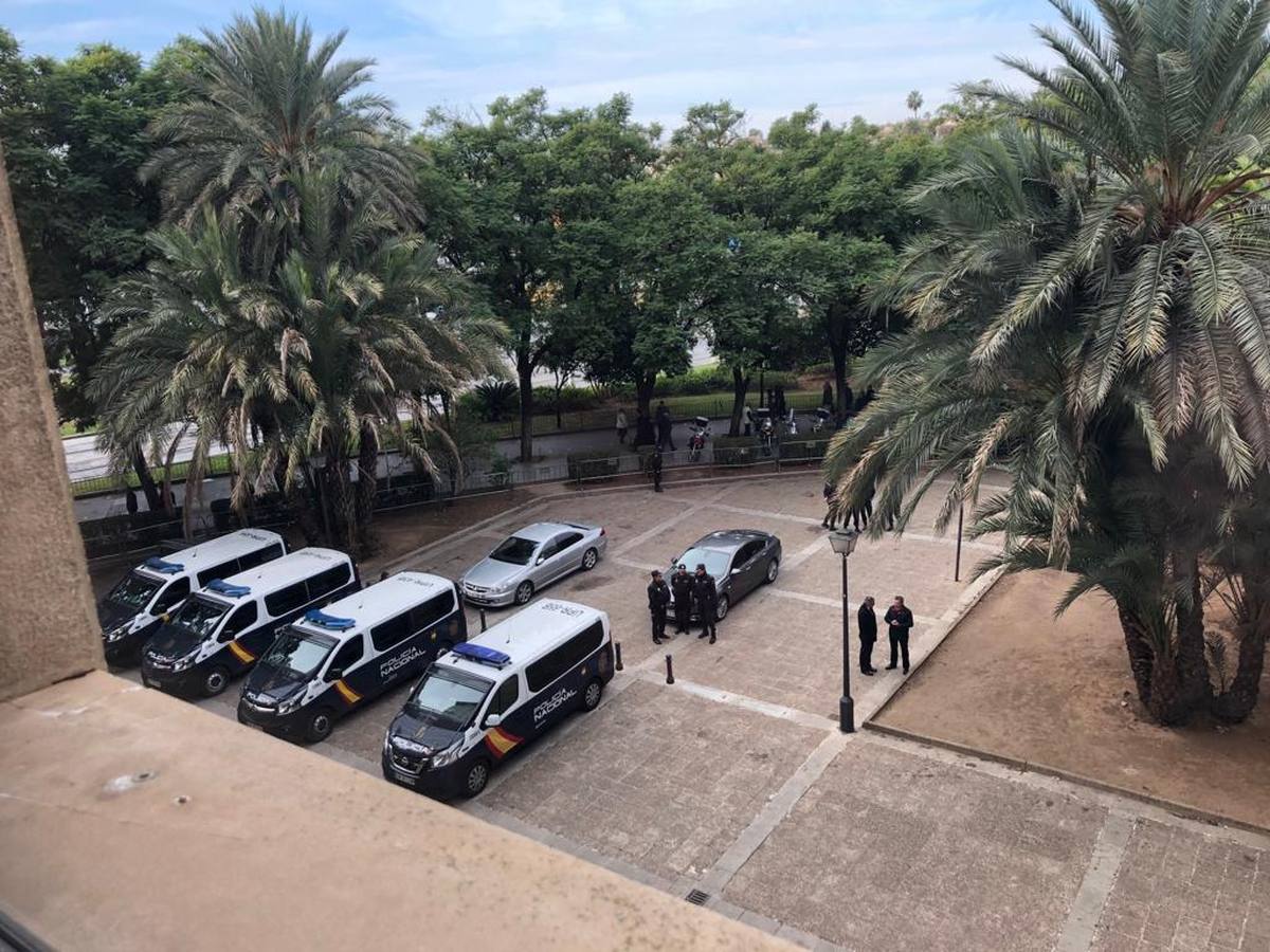 Ambiente en la Audiencia de Sevilla