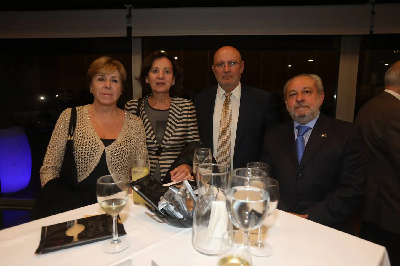 Socorro Fernández, Mª José Fuente, Rafael Borque y Luís Rodríguez. 