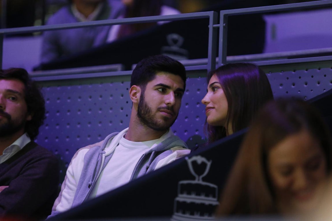 Marco Asensio y Sandra Garal. 