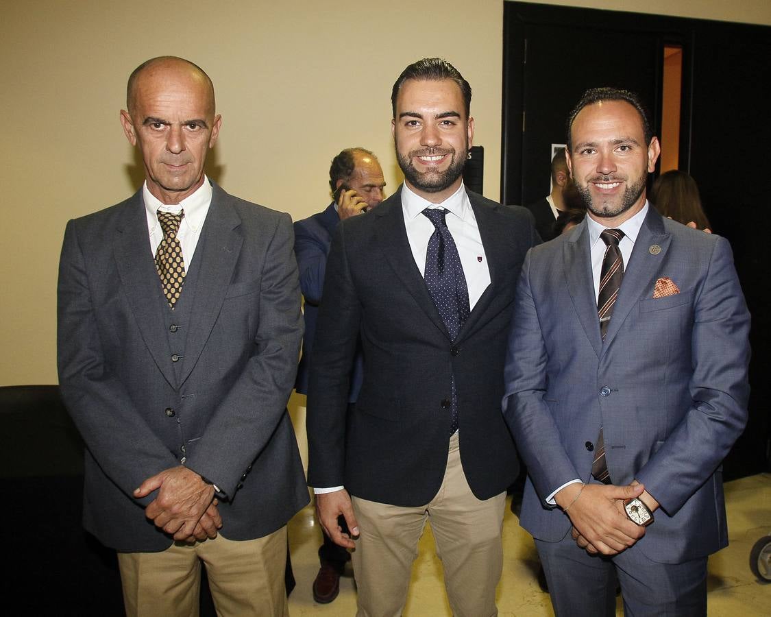 Antonio Celle, Eduardo Aguilar y Phillipe Berhoussin