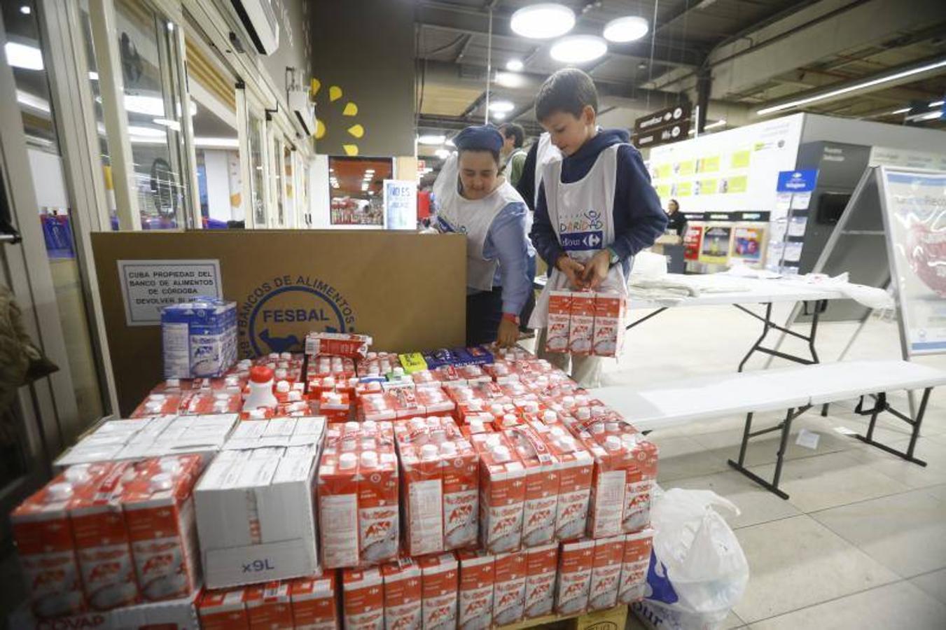 La campaña de recogida del Banco de Alimentos de Córdoba, en imágenes