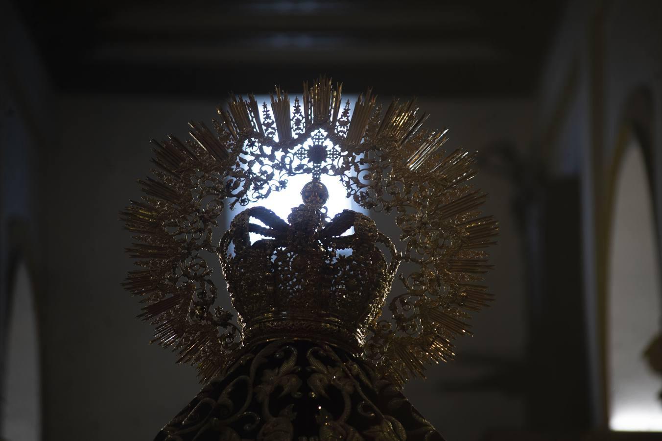 El besamanos de la Virgen de la Amargura