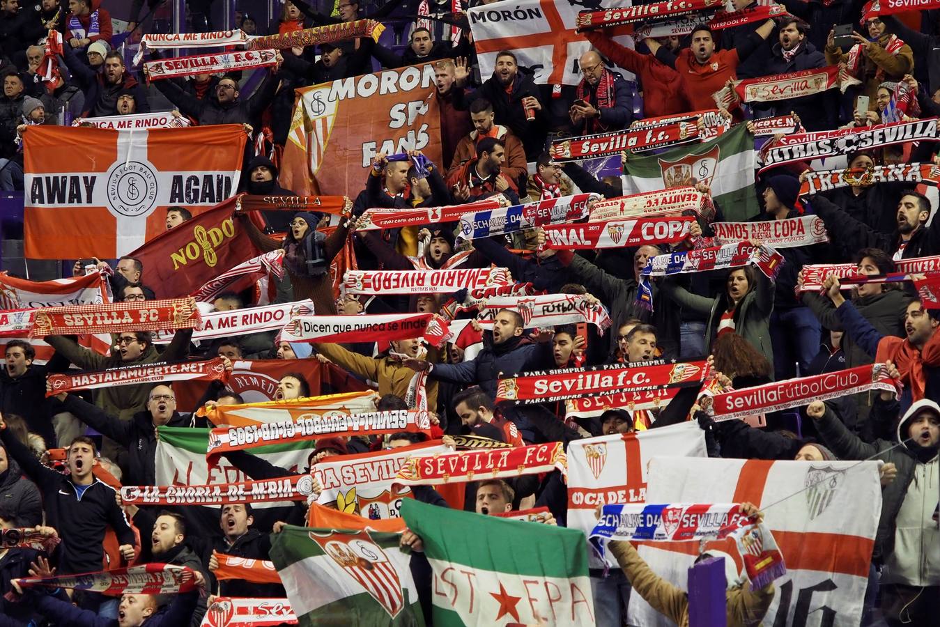 En imágenes, la victoria del Sevilla FC en Pucela