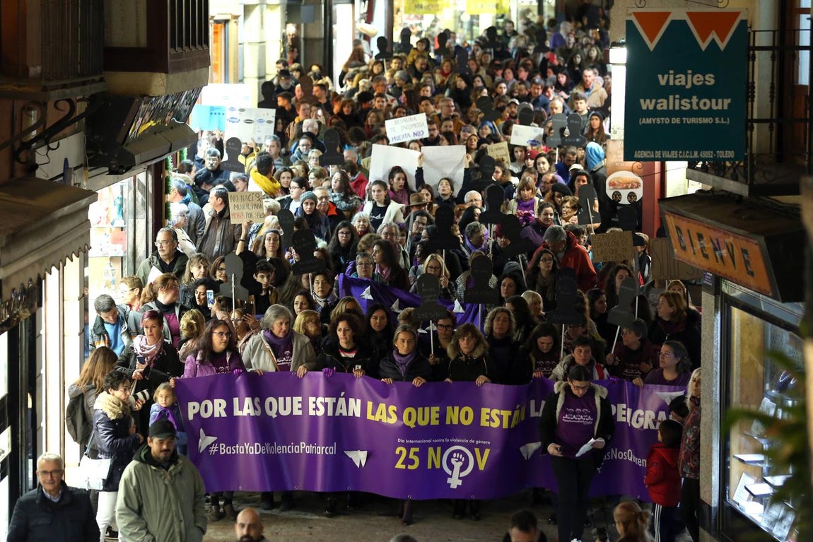 En imágenes: Toledo, contra la violencia de género