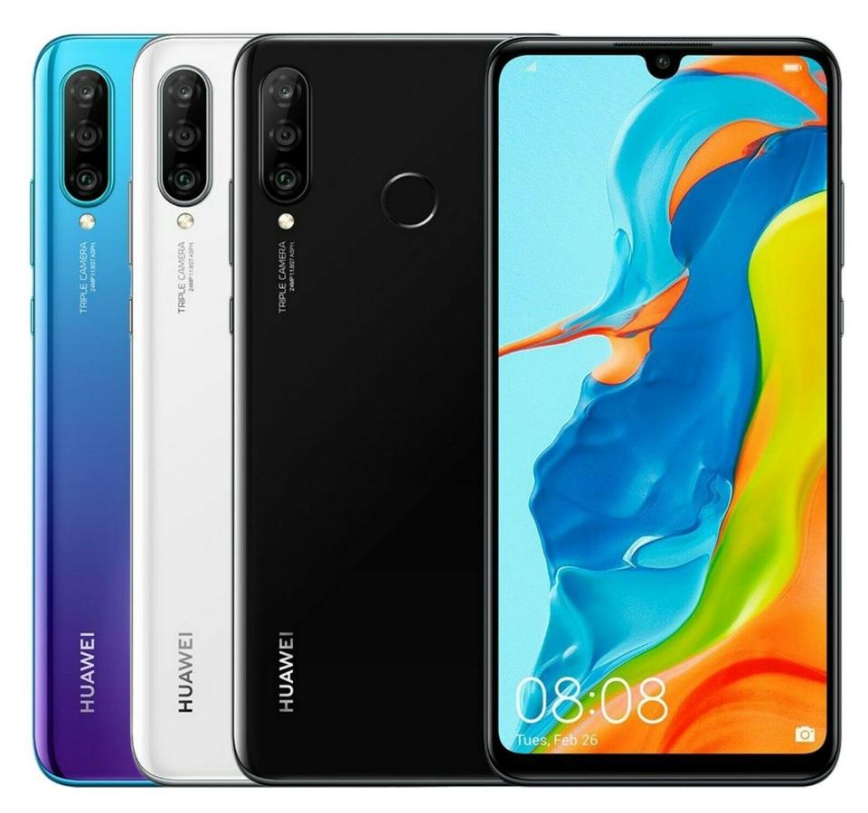 Huawei P30. El Doble SIM, 128 GB es un smartphone de rendimiento sobresaliente. Tamaño de pantalla: 6,1 pulgadas, una definición: 2340 x 1080 píxeles. 128 GB de memeoria interna con capacidad de aumentarla a través de una microSD hasta 256 GB. Carga un procesador Kirin 980 y tiene 6 GB de RAM. En los puntos de venta Huawei todavía no se hicieron públlicos los descuentos que ofrecerán sus stores oficiales. El Corte Inglés también reserva la información hasta pasada la semana pero la plataforma online chollómetro rebaja este dispositivo por el Black Friday a 449€ en lugar de 649€..