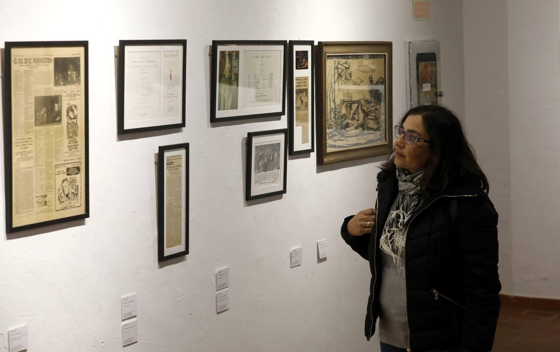 La exposición sobre Antonio Gala y Elio Berhanyer en Córdoba, en imágenes