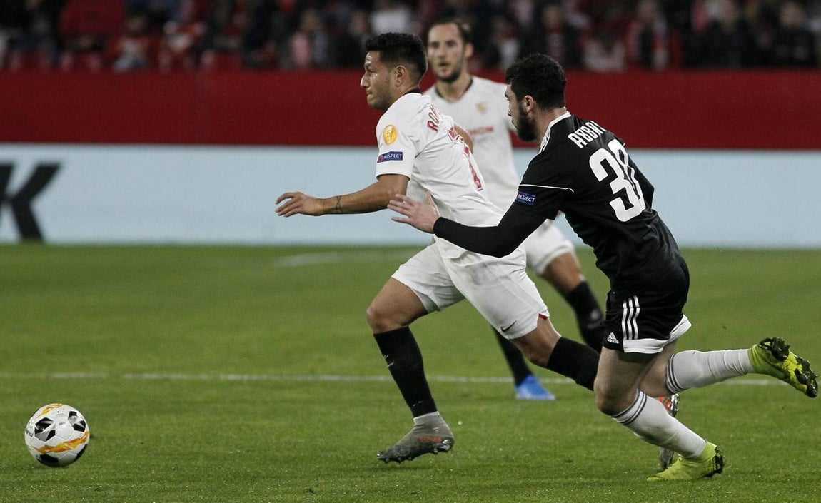 En imágenes, el partido Sevilla FC-Qarabag (2-0)