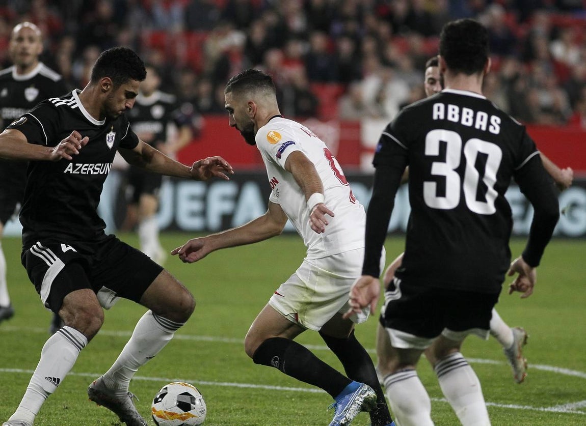 En imágenes, el partido Sevilla FC-Qarabag (2-0)