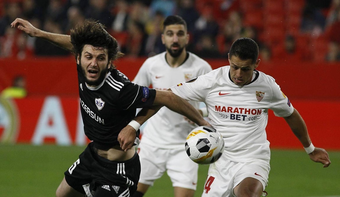 En imágenes, el partido Sevilla FC-Qarabag (2-0)