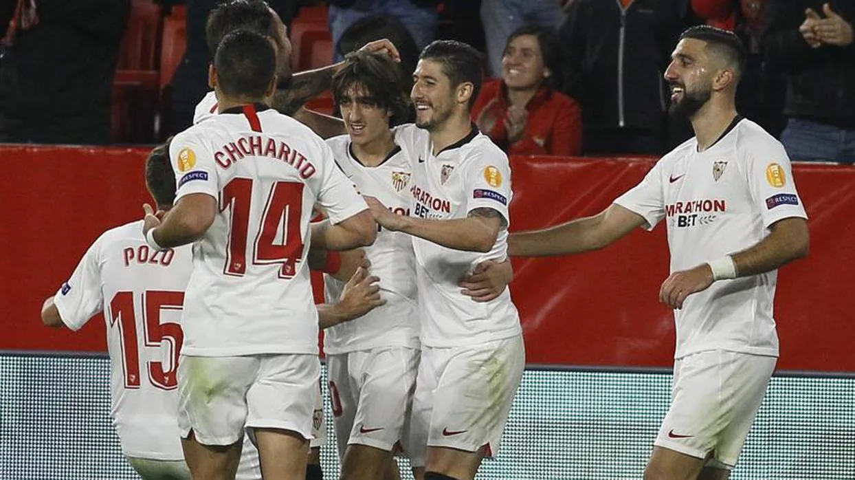 En imágenes, el partido Sevilla FC-Qarabag (2-0)