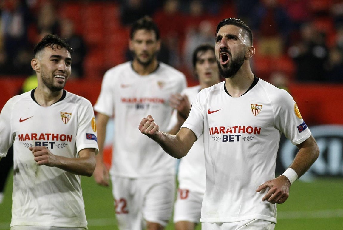 En imágenes, el partido Sevilla FC-Qarabag (2-0)