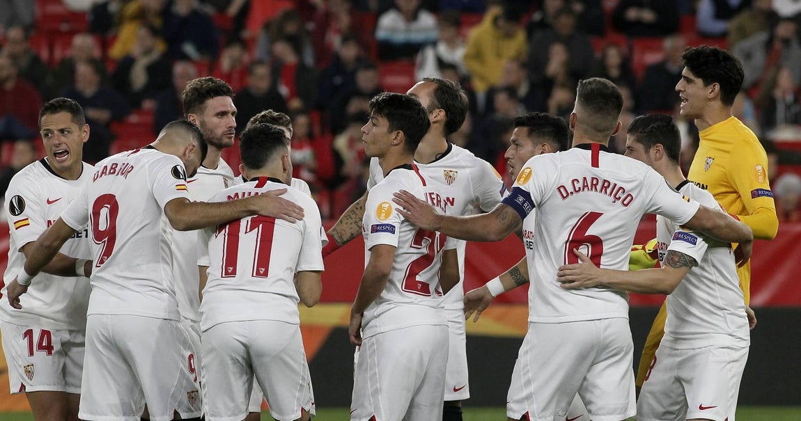 En imágenes, el partido Sevilla FC-Qarabag (2-0)