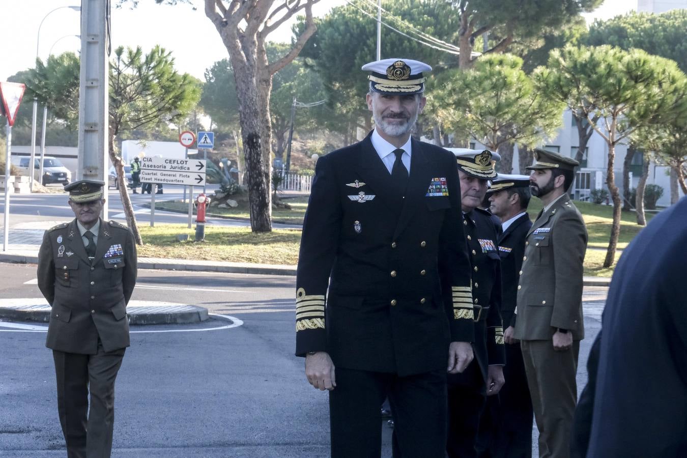 El Rey visita Rota y San Fernando