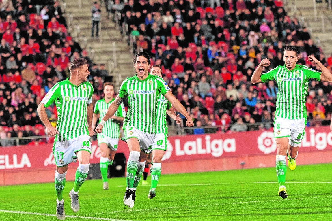 Las mejores imágenes de la victoria del Betis en Mallorca