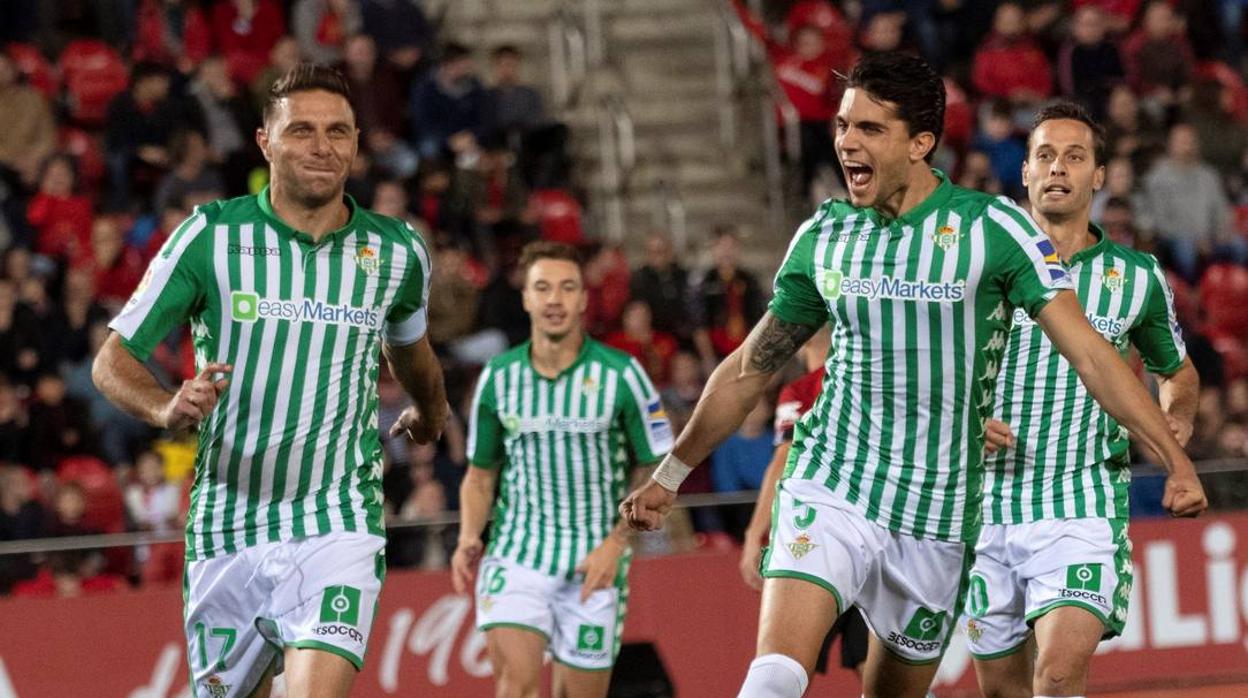 Las mejores imágenes de la victoria del Betis en Mallorca