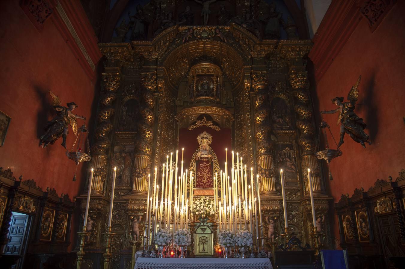 Altar de triduo de la Virgen de la Cabeza