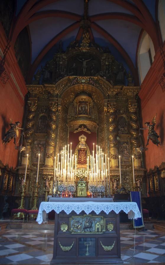 Altar de triduo de la Virgen de la Cabeza