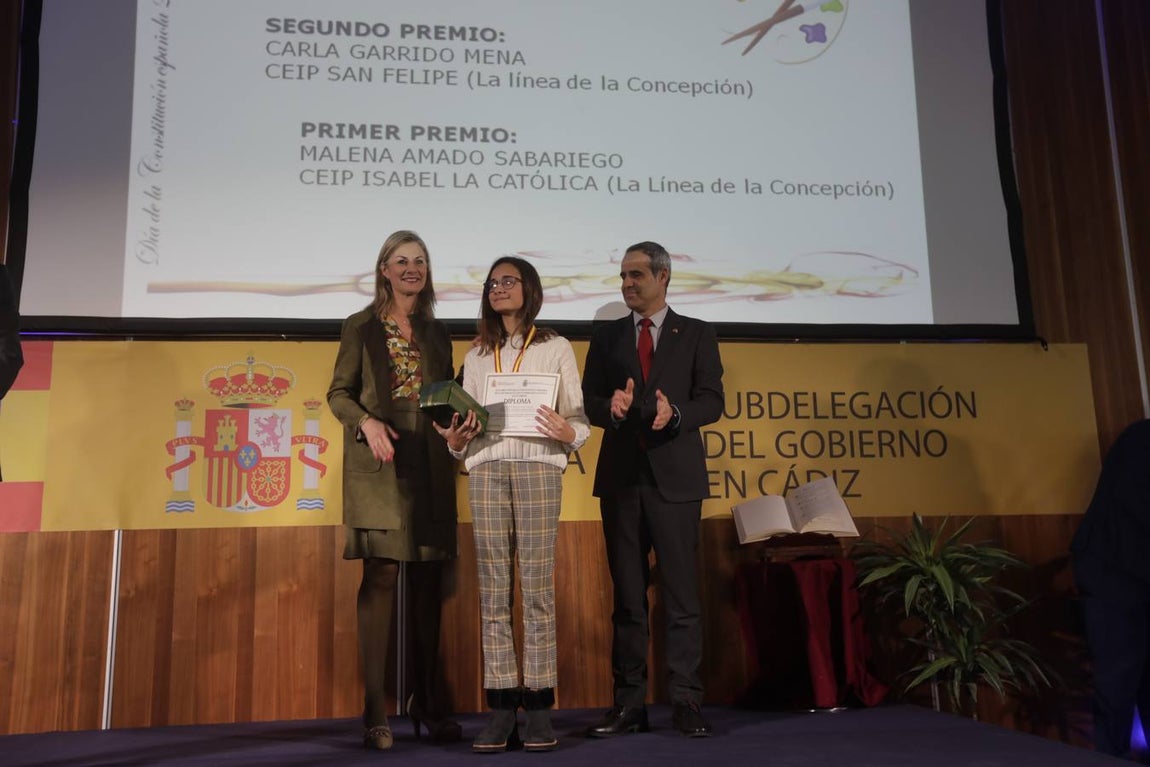 Entrega de distinciones de la Subdelegación por la conmemoración de la Constitución