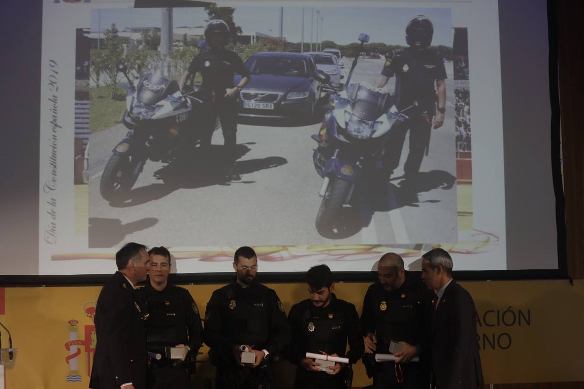 Entrega de distinciones de la Subdelegación por la conmemoración de la Constitución