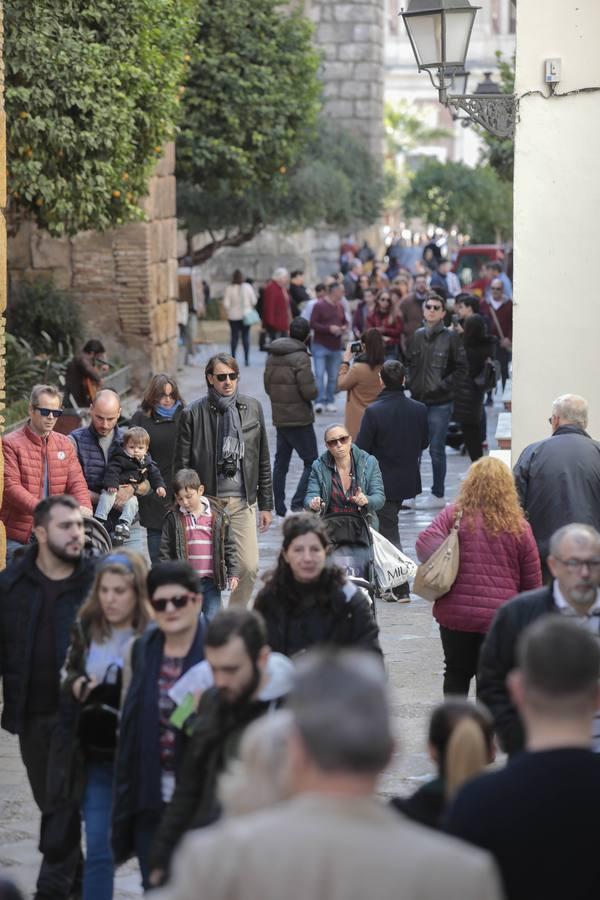 Lleno total en el centro de Sevilla