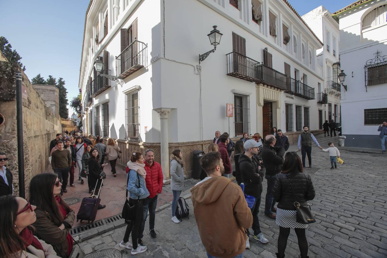 Lleno total en el centro de Sevilla