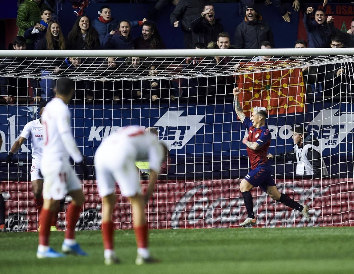 Las mejores imágenes del CA Osasuna - Sevilla FC